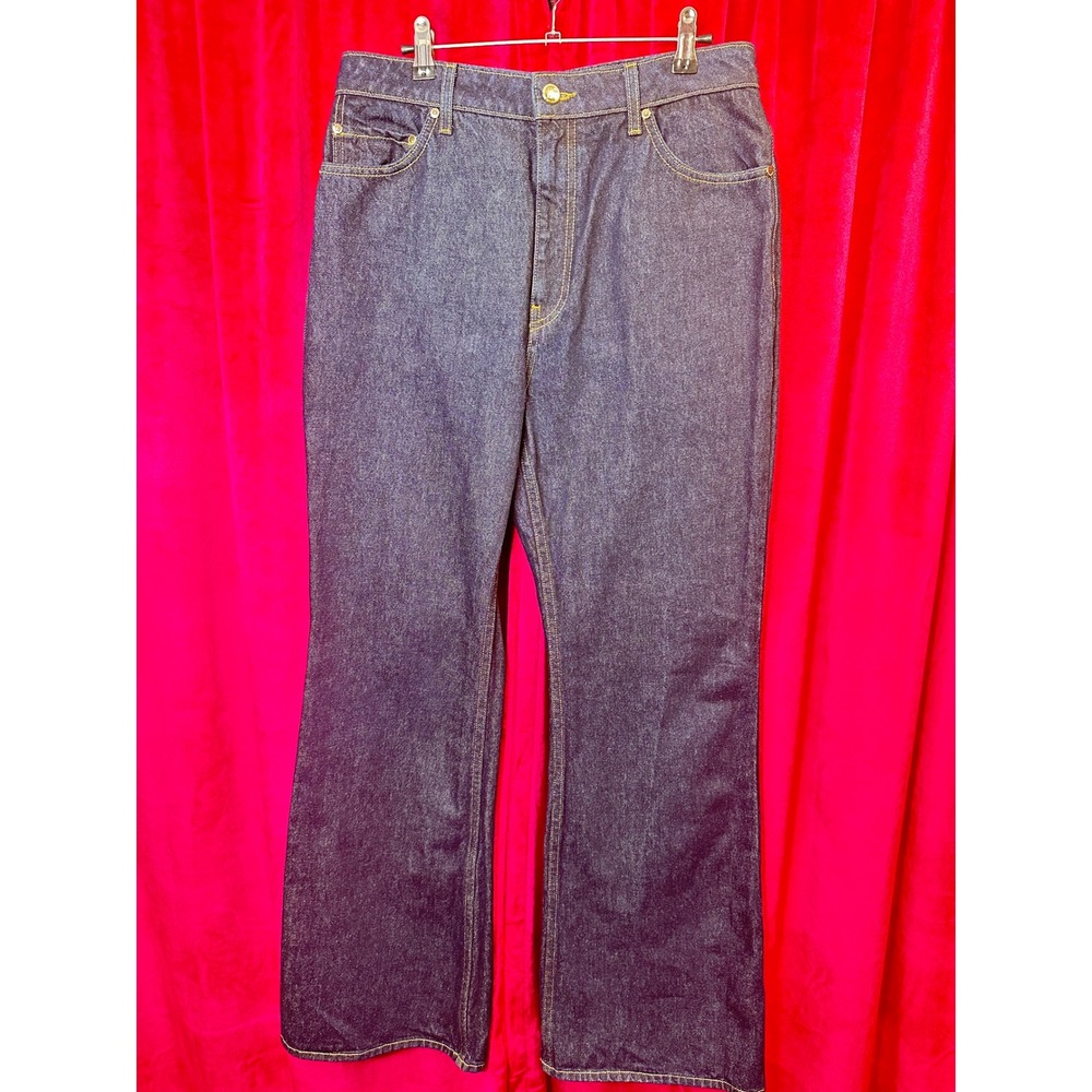 Ulla Johnson Zephyr Tigris High Rise Wide Leg Denim Jeans Indigo Blue 31